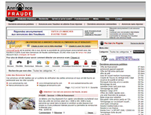 Tablet Screenshot of annoncefraude.com